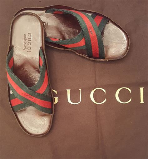 ciabatte gucci rosso verde uomo|Loafer Gucci da uomo .